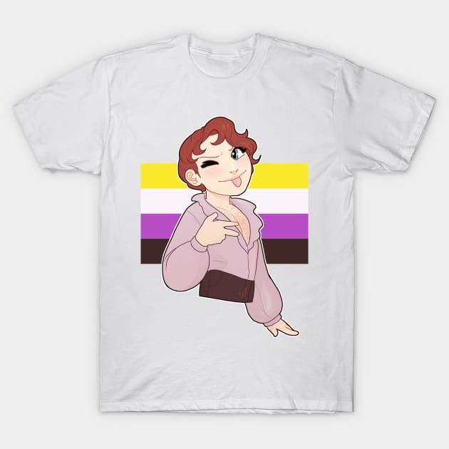 None gender with left bard T-Shirt by gelasticat